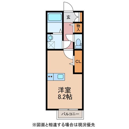 siesta Bの物件間取画像